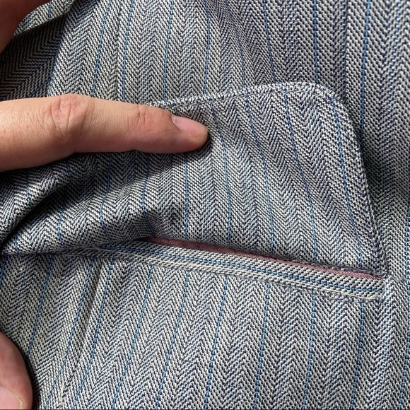 Nino Cerruti Paris Diffusion Pure Virgin Wool Blazer Union Made in USA - Picture 12 of 16